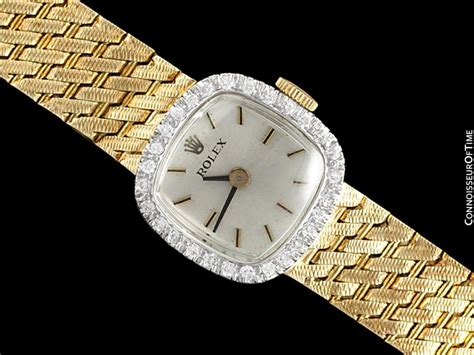 vintage ladies Rolex with diamonds